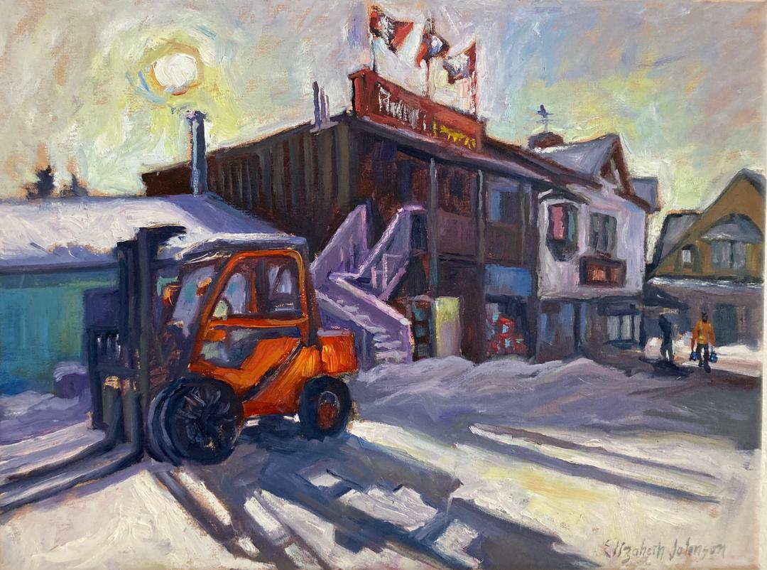 Lively Colours at Robinson's General Store, Dorset