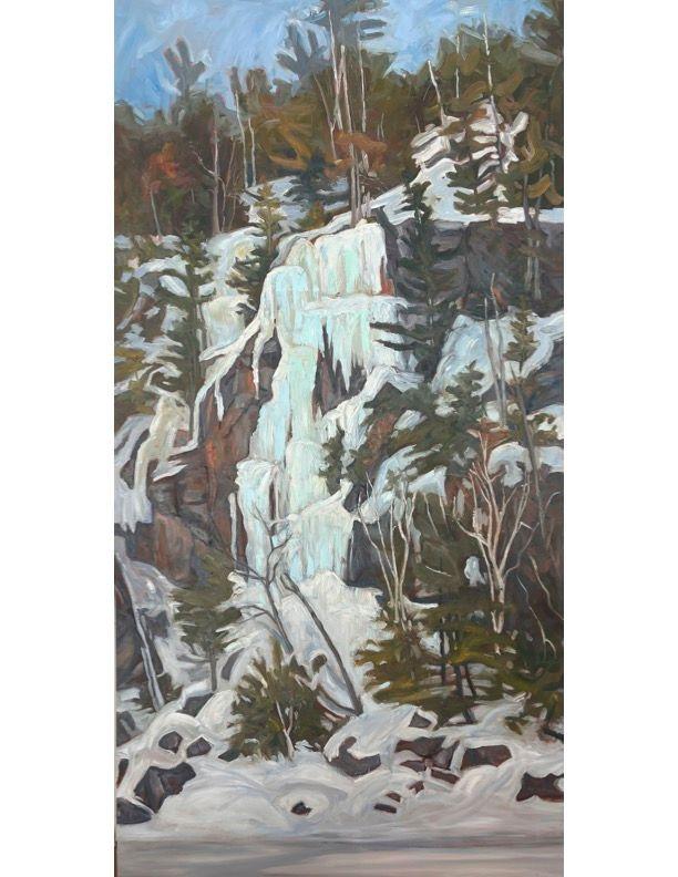 Ice Falls on Raven Rock, Dorset-pic