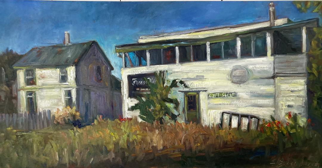 Lakeside View of Clayton's Store and Marina